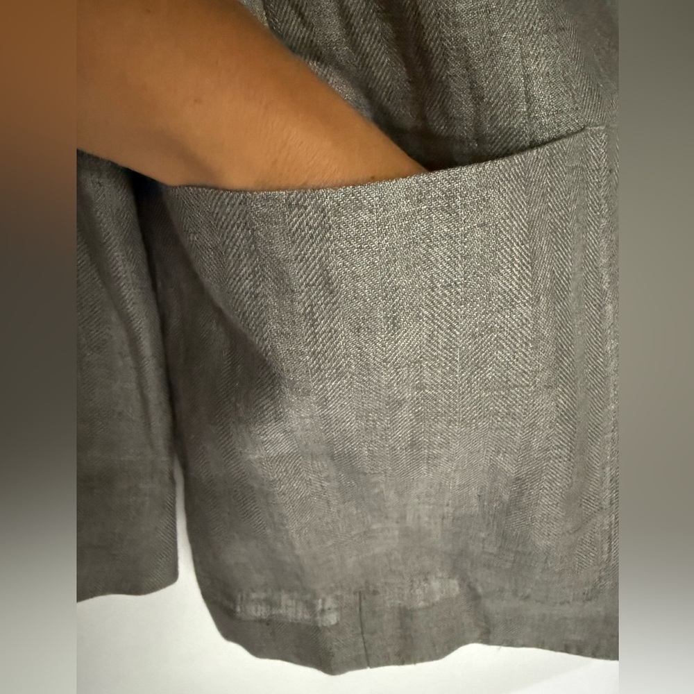 Todd Snyder Light Grey Herringbone Madison Suit Jackie NWT 100% Linen - Picture 4 of 13
